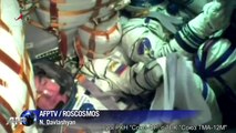 Technical hitch delays US-Russia crew's ISS docking