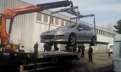 Annemasse : les caravanes délogées par les forces de l'ordre