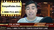 SMU Mustangs vs. California Golden Bears Pick Prediction NCAA Tournament First Four College Basketball Odds Preview 3-26-2014