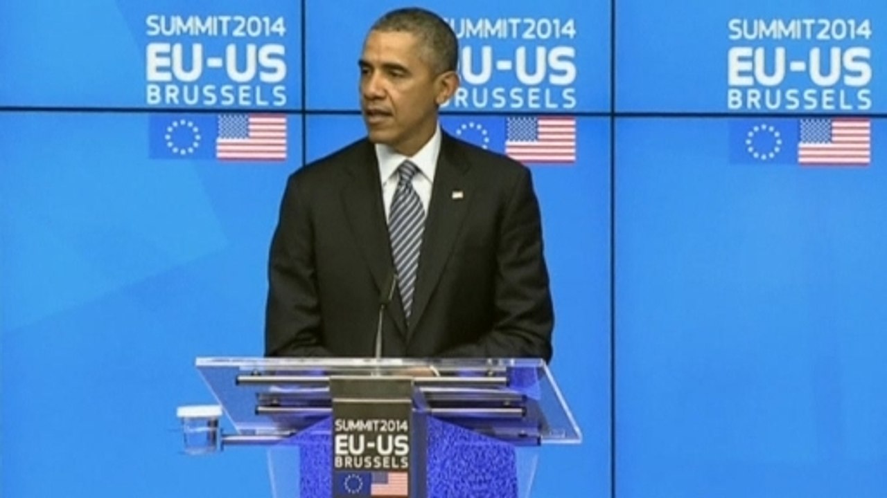 Obama: "Russia stands alone"