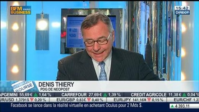 Neopost: résultats annuels 2013: Denis Thiery, dans Intégrale Bourse – 26/03