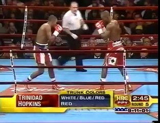 Bernard Hopkins vs Felix Trinidad 2001 09 29 full fight