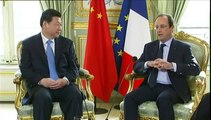 Le couple présidentiel chinois reçu avec tous les honneurs à Paris