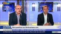 Hollande: après la sanction, quelle réaction ?, dans Les Décodeurs de l'éco - 26/03 1/5