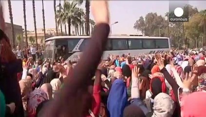 Un muerto y ocho heridos una protesta estudiantil en la Universidad de El Cairo