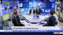 Hollande: après la sanction, quelle réaction ?, dans Les Décodeurs de l'éco - 26/03 5/5