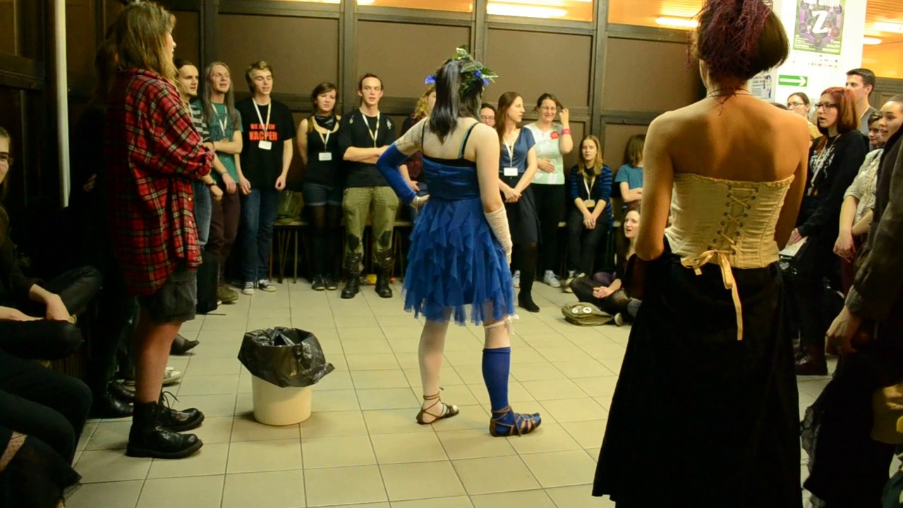 Pyrkon 2014 - Warsztaty pieśni ludowych - Koło Jana próba