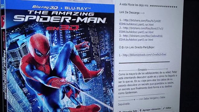 EL SORPRENDENTE HOMBRE-ARAÑA / The Amazing Spider-Man - [2012] [Audio Latino] [BRrip] [3 Link] [BITSHARE] [BILLIONUPLOADS]