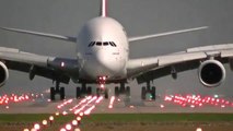 Airbus A380 Arriving and Departing Manchester Airport-Tezabi Video