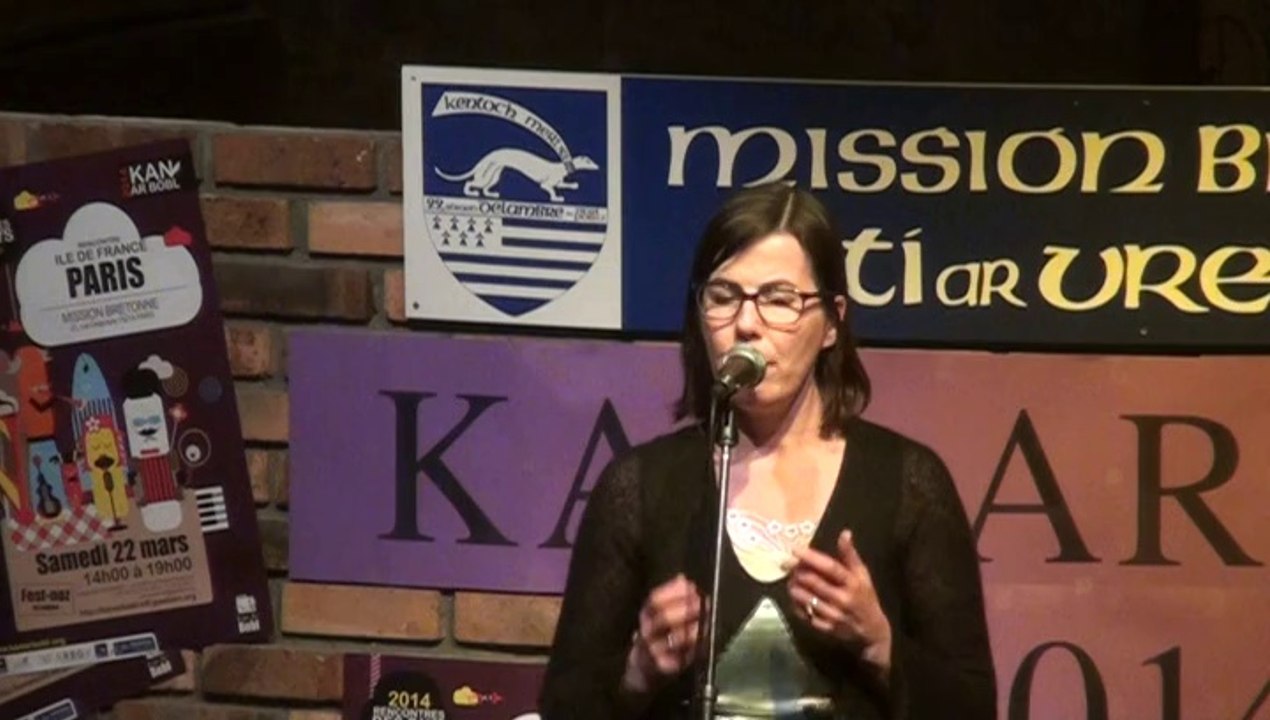 Agnès au Kan ar Bobl IdF 2014