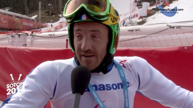 Frédéric François 6ème place à la 1ère manche du Slalom Géant - bloghandicap.com - La Web TV du Handicap