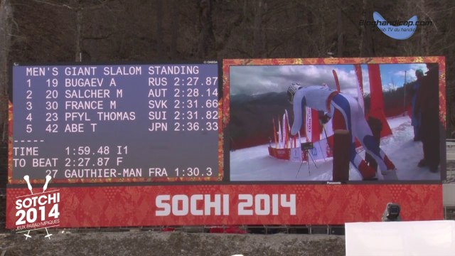 Médaille d'Or pour Vincent Gauthier-Manuel au Slalom Géant - bloghandicap.com - La Web TV du Handicap