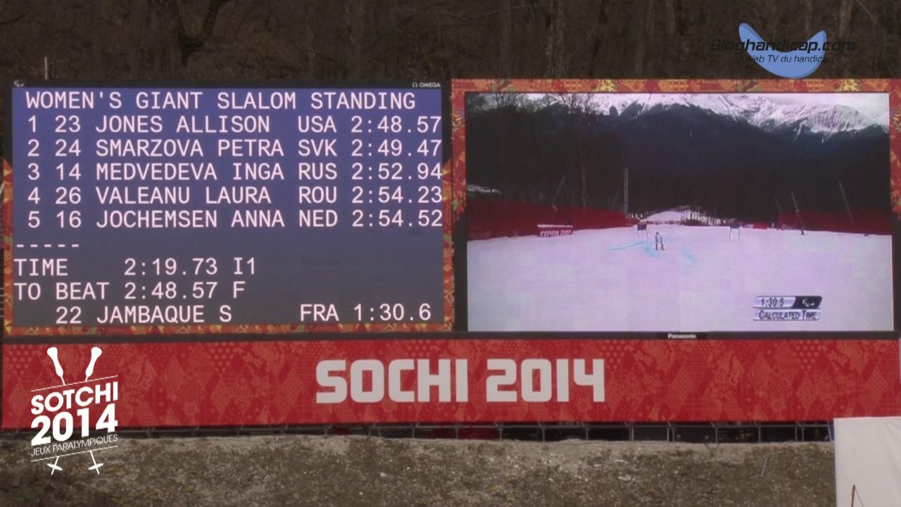 Médaille de Bronze pour Solène Jambaqué au Slalom Géant - www.bloghandicap.com - La Web TV du Handicap