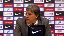 Tata Martino alaba a Neymar