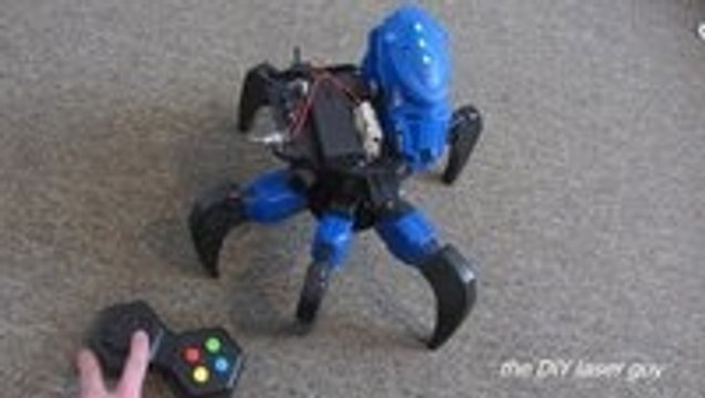 Guy Builds A Laser Death Ray Arachnid