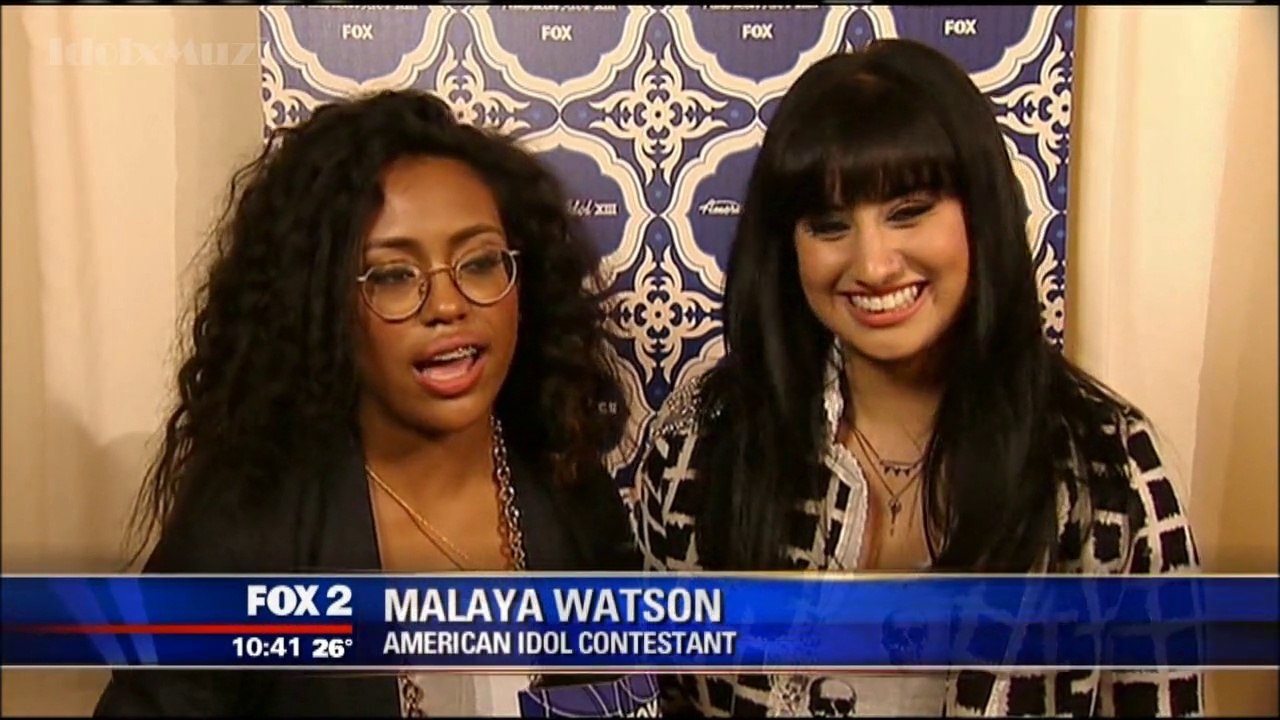 Malaya Watson & Jena Irene - Interviewed Live On Local Detorit Fox - American Idol 13
