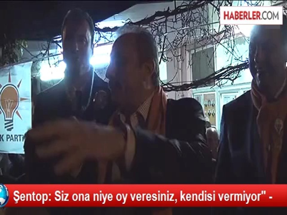 Şentop: Siz ona niye oy veresiniz, kendisi vermiyor" -