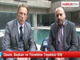 Daum, Başkan ve Yönetime Teşekkür Etti