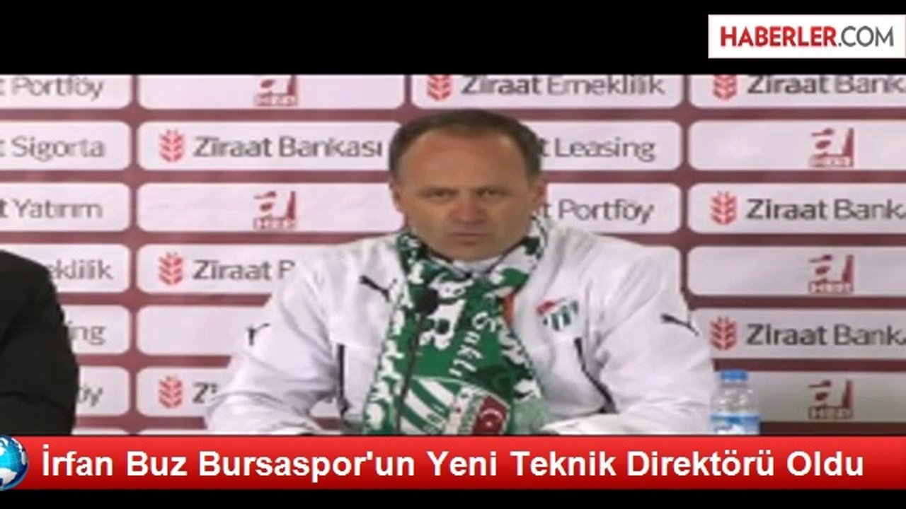İrfan Buz Bursaspor'un Yeni Teknik Direktörü Oldu