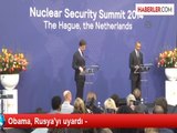 Obama, Rusya'yı uyardı -