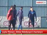 Çaykur Rizespor, Akhisar Belediyespor'a Hazırlanıyor