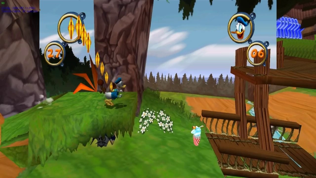 Donald Duck Goin Quackers HD on NullDC Emulator (Widescreen Hack)