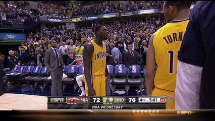 Indiana - Miami : l'expulsion de Lance Stephenson