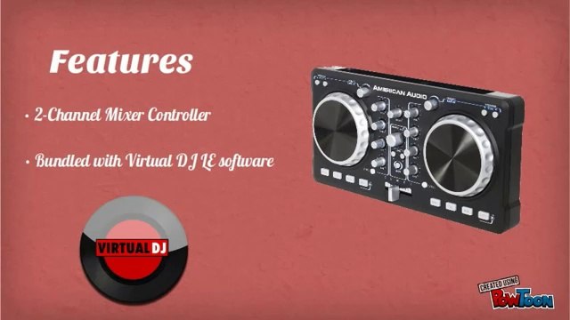 American Audio ELMC1 2-Channel DJ Midi Controller