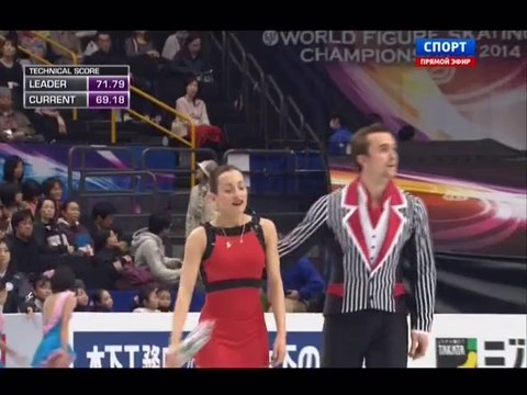 WC 2014 Ksenia STOLBOVA / Fedor KLIMOV FS