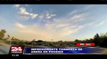 EEUU: tormenta de arena envuelve y causa estragos en Phoenix