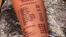 Man Gets McDonald's Receipt Tattooed on Arm