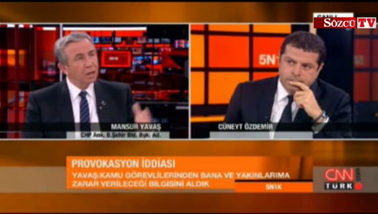 Mansur Yavaş, aldığı tehditleri canlı yayında açıkladı