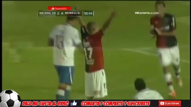 DT 2e goal Nacional vs Newell's old boys 2-4 Copa libertadores 2014