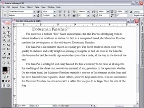 007 InDesign CS2: Insert Footnotes