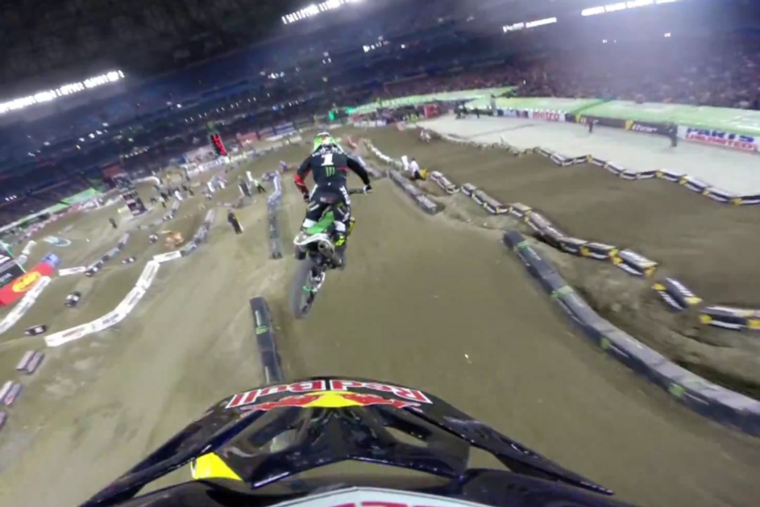 GoPro James Stewart won the 2014 Monster Energy Supercross from Toronto