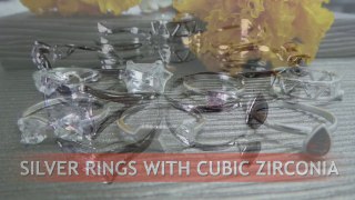 Cubic Zirconia Rings for ladies from Thailand factory