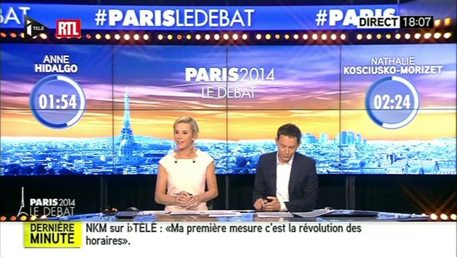 Le débat entre Anne Hidalgo et Nathalie Kosciusko-Morizet du 26 mars 2014 (première partie)