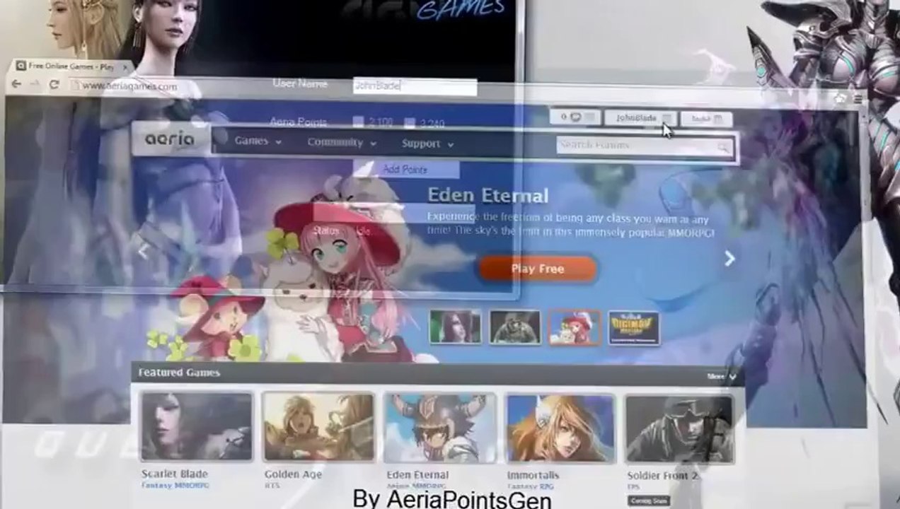 [Leaked] [No Surveys] Aeria Games Points Generator (No Viruses) (Download)_(480p)