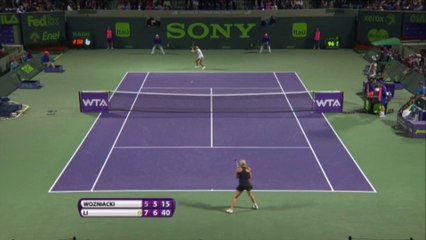 Miami - Li Na toujours en pleine forme