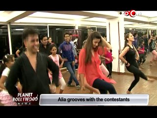 2 states actor Alia Bhatt grooves with the contestants