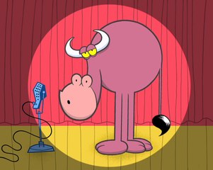 Buon Compleanno! Cartoon eCard in Italian