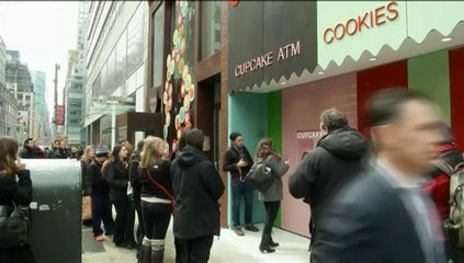 Un distributeur automatique de cupcakes inauguré à New York