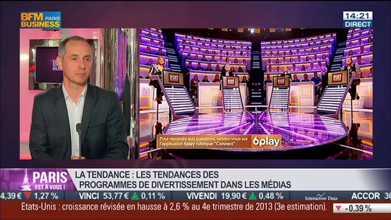 La tendance du moment: Les tendances des programmes de divertissement dans les médias, dans Paris est à vous – 27/03