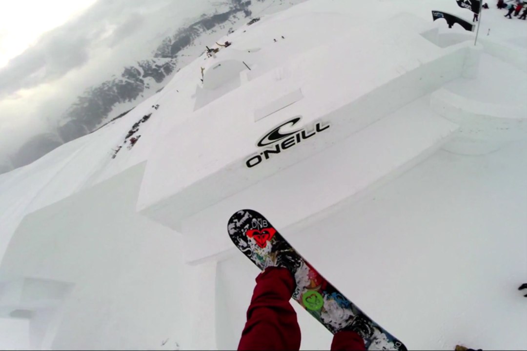 Suzuki Nine Queens 2014  GoPro Course Check - Snowboard & Ski