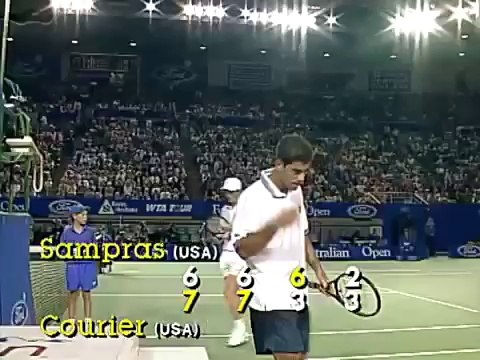 Australian Open 1995 1-4 Final - Pete Sampras vs Jim Courier FULL MATCH