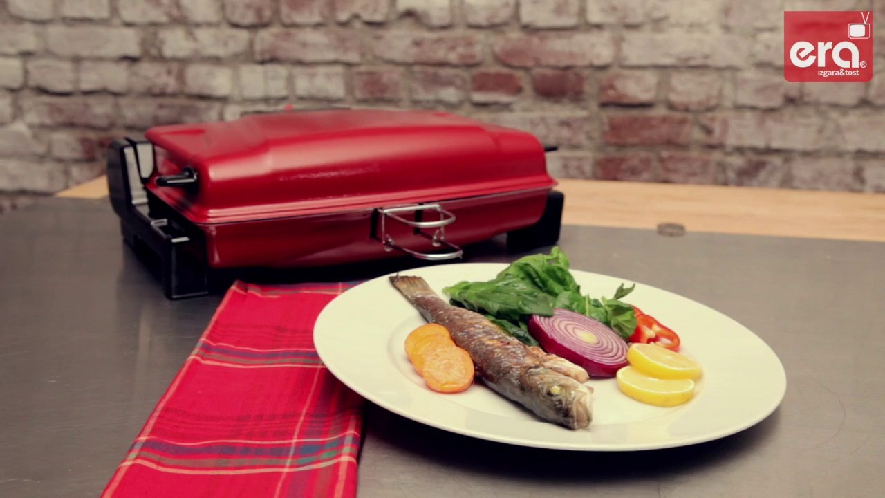 Era SM-10  Çift Telli -Kokusuz- Dumansız- Yıkanabilir Kapaklı Izgara-TEFLONLU