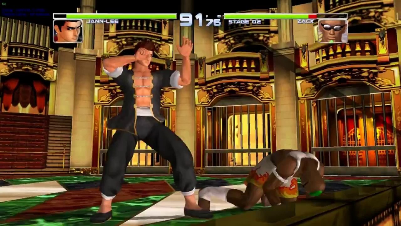 Dead Or Alive 2 HD on NullDC Emulator (Widescreen Hack)