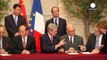 Francia: Jinping termina su visita dejando millones en acuerdos y vivas críticas