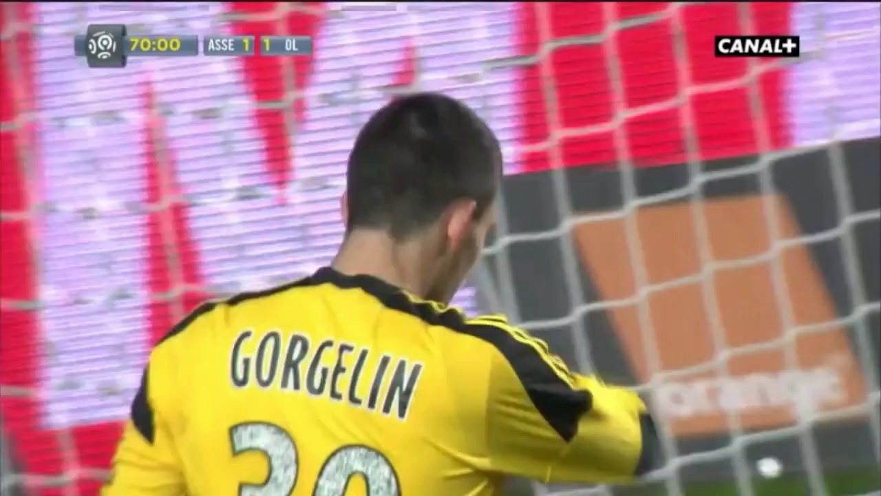 Saint Etienne 1-2 Lyon . Saison 2013-2014