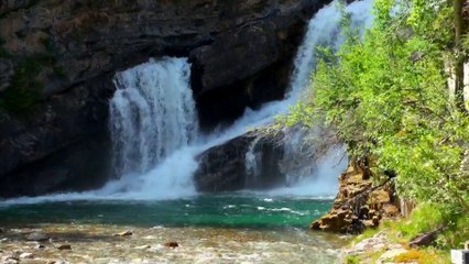 Cameron River Falls Waterton.